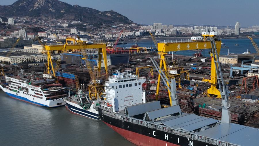 В 2025 году судостроительная промышленность Китая продолжала лидировать в мире