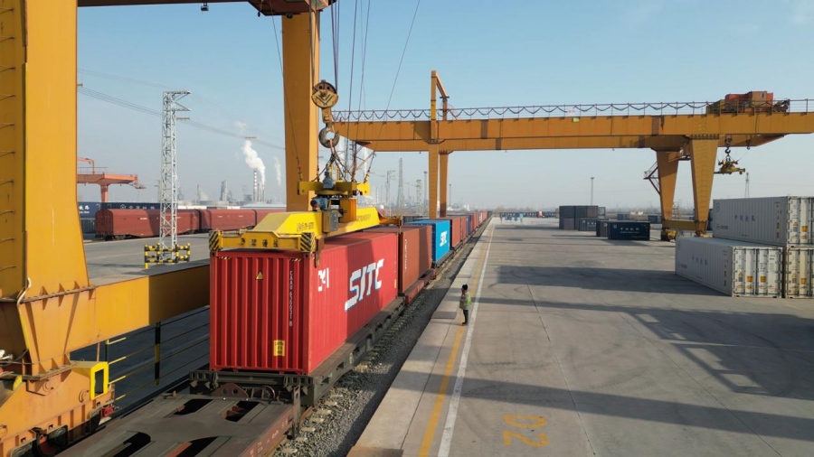 Поезд «Китай – Европа (ЦА)» доставил более 1000 тонн казахстанского льняного семени в Иньчуань