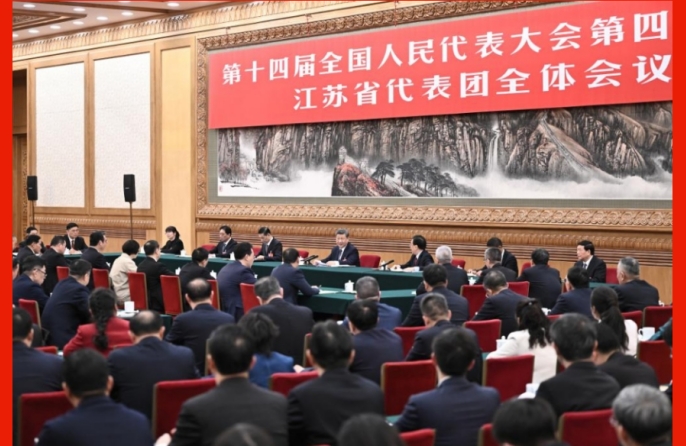 Си Цзиньпин принял участие в панельной дискуссии на ежегодной сессии ВСНП