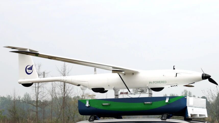 Китайский гибридный беспилотник на водородном топливе совершил первый полет