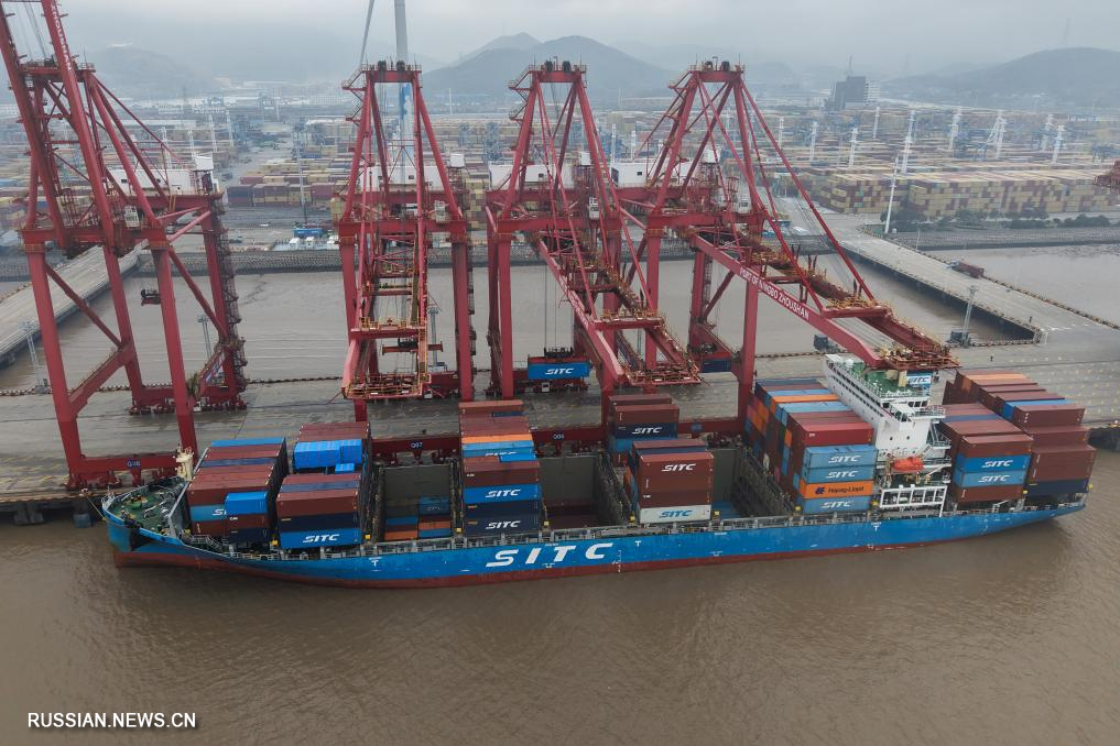 В январе-феврале 2026 года грузооборот порта Нинбо-Чжоушань достиг 245 млн тонн