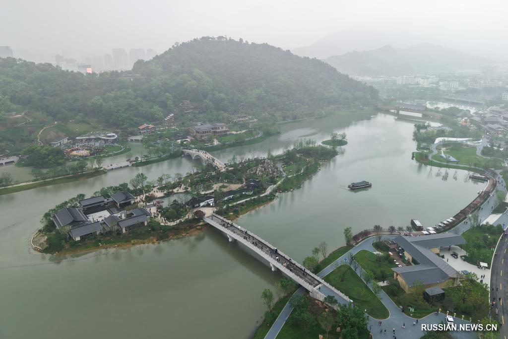 15-я Китайская международная садоводческая выставка открылась в городе Вэньчжоу на востоке Китая