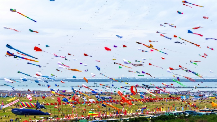 В Вэйфане стартовали предварительные соревнования в рамках 22-го Чемпионата мира по запуску воздушных змеев