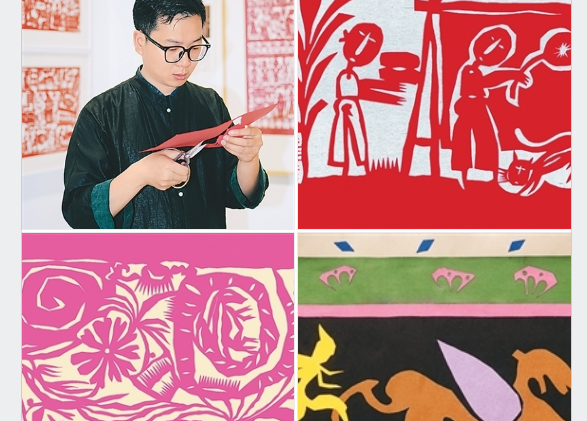 Китайский мастер запечатлевает повседневную жизнь в бумажной резьбе