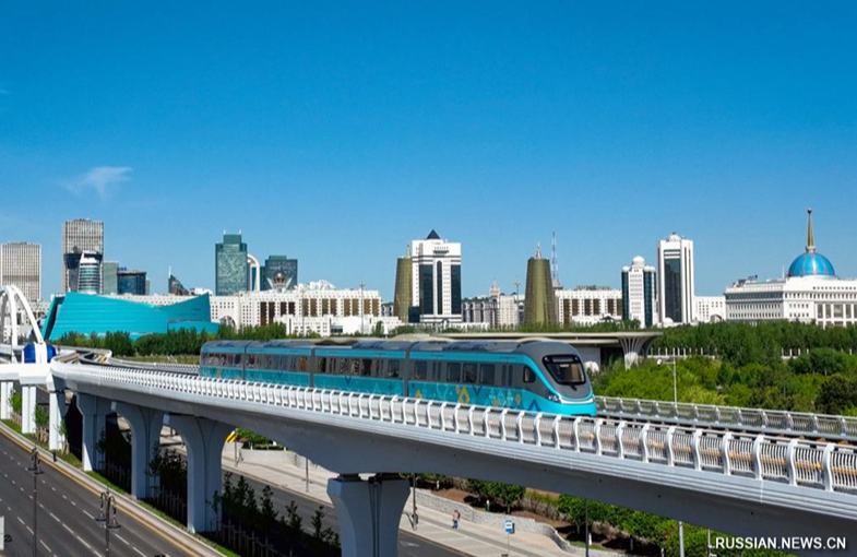В Казахстане запущена система легкорельсового транспорта Astana LRT