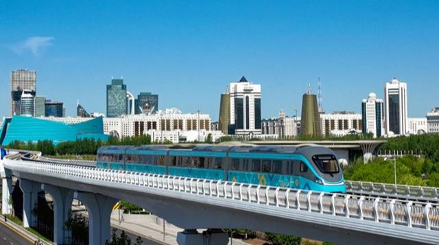 В Казахстане запущена система легкорельсового транспорта Astana LRT