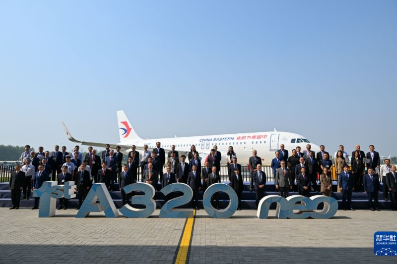 Airbus поставила первый самолет, собранный на новой линии окончательной сборки A320 в Китае